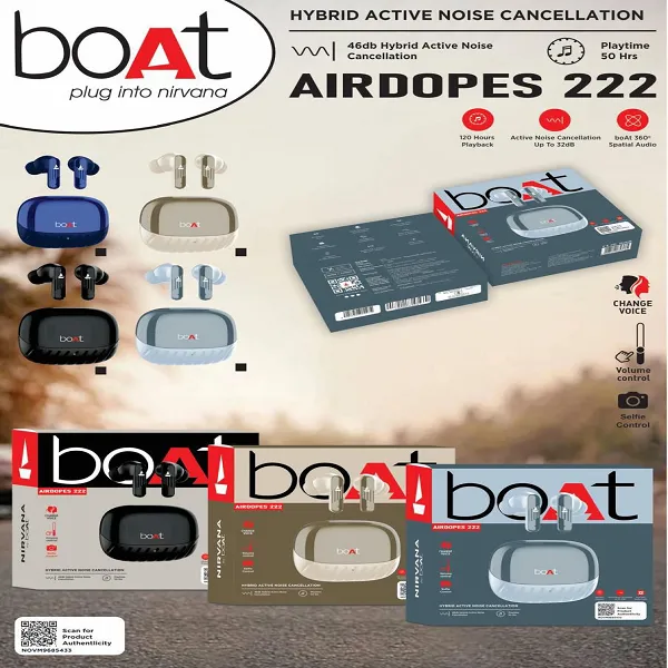 BOAT AIRDOPES 222 OG QUALITY