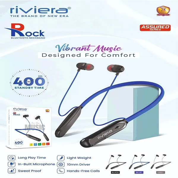 RIVIERA ROCK SERIES WIRELESS BLUETOOTH NECKBAND