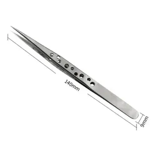NEW STEEL STRAIGHT WHOLE TWEEZER