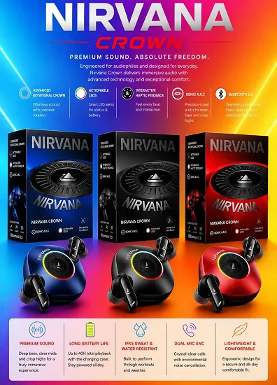 BOAT NIRVANA CROWN PREMIUM EARBUD