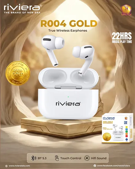 RIVIERA R004 GOLD EARBUDS