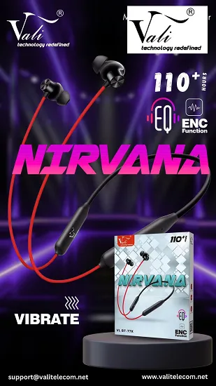 NEW VALI VL-BT-77X NIRVANA NECKBAND