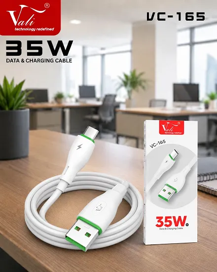 VALI VC-165 TYPE - C 35W FAST CHARGING CABLE