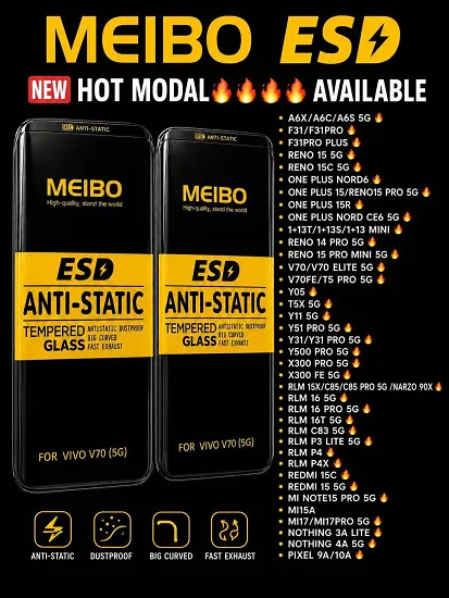 MEIBO ESD PREMIUM QUALITY GLASS ONLY HOT MODALS