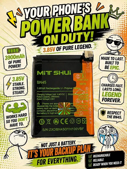 MITSHUI MI POWER BATTERY 1 YEAR WARRANTY